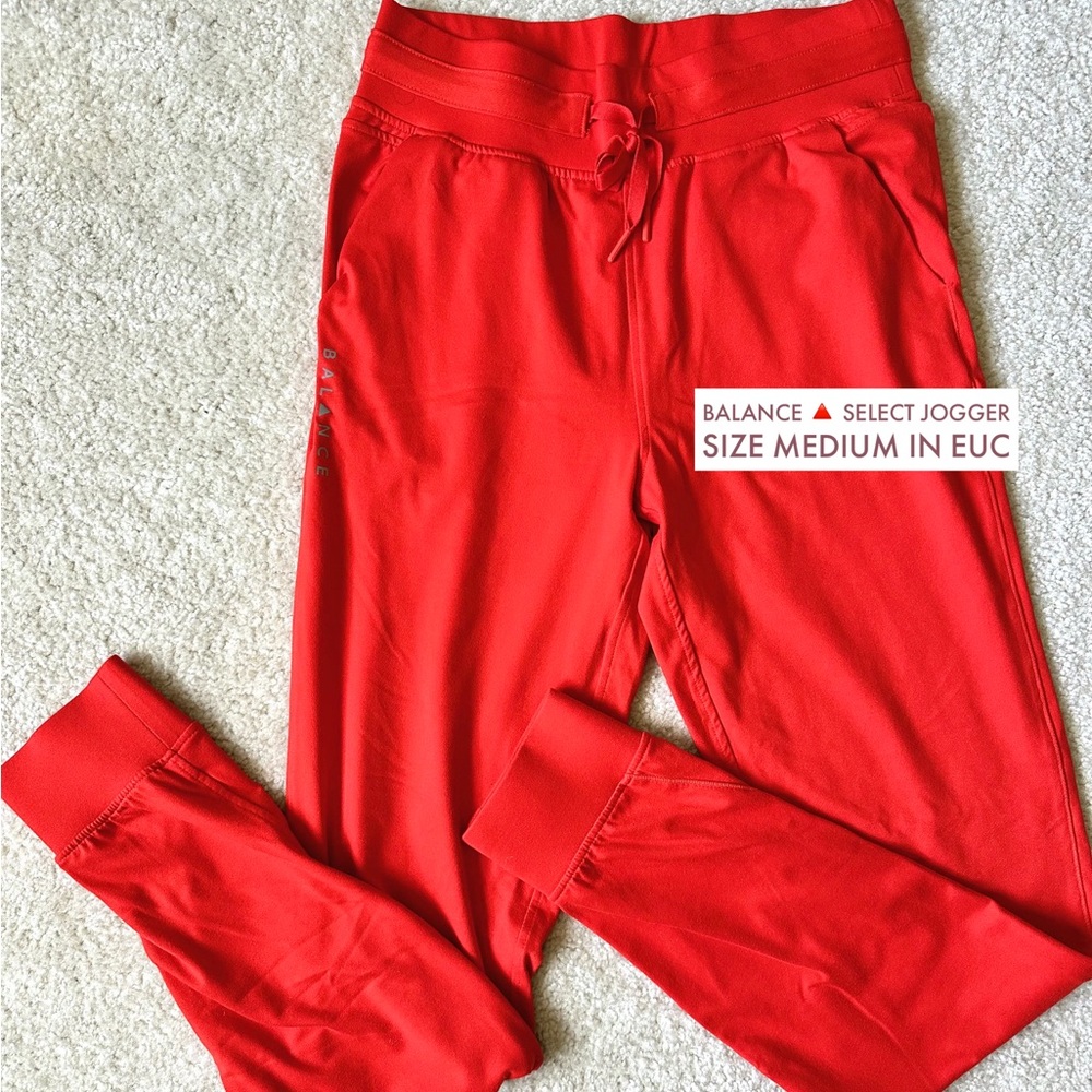 Balance Vitality select jogger pant - orange color - size medium